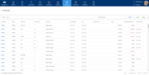 ServiceSight invoices screenshot